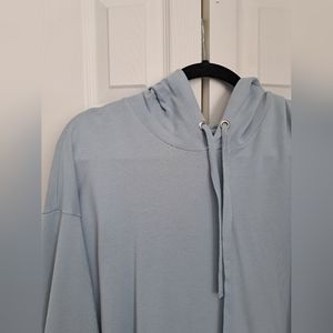 Hoodie blue dress